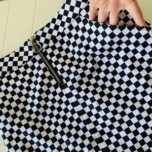 Checkered Mini Skirt